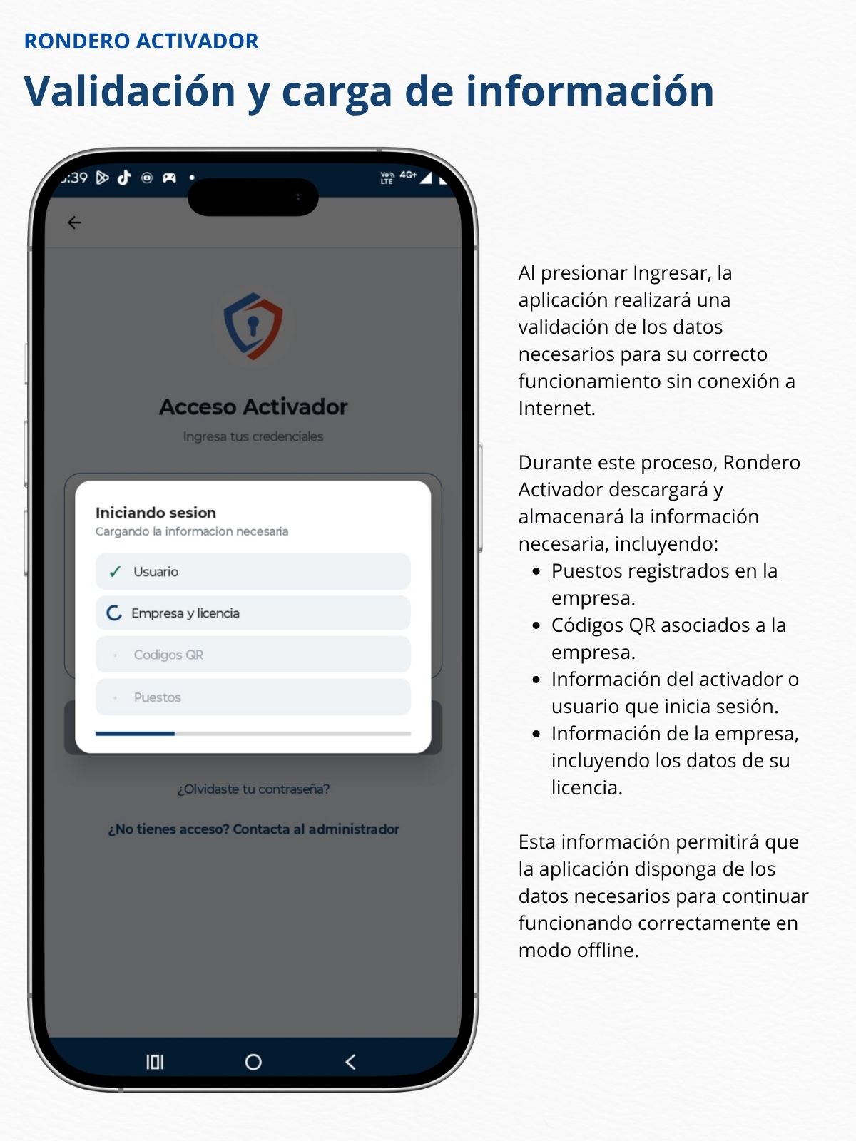 Validación y carga de información