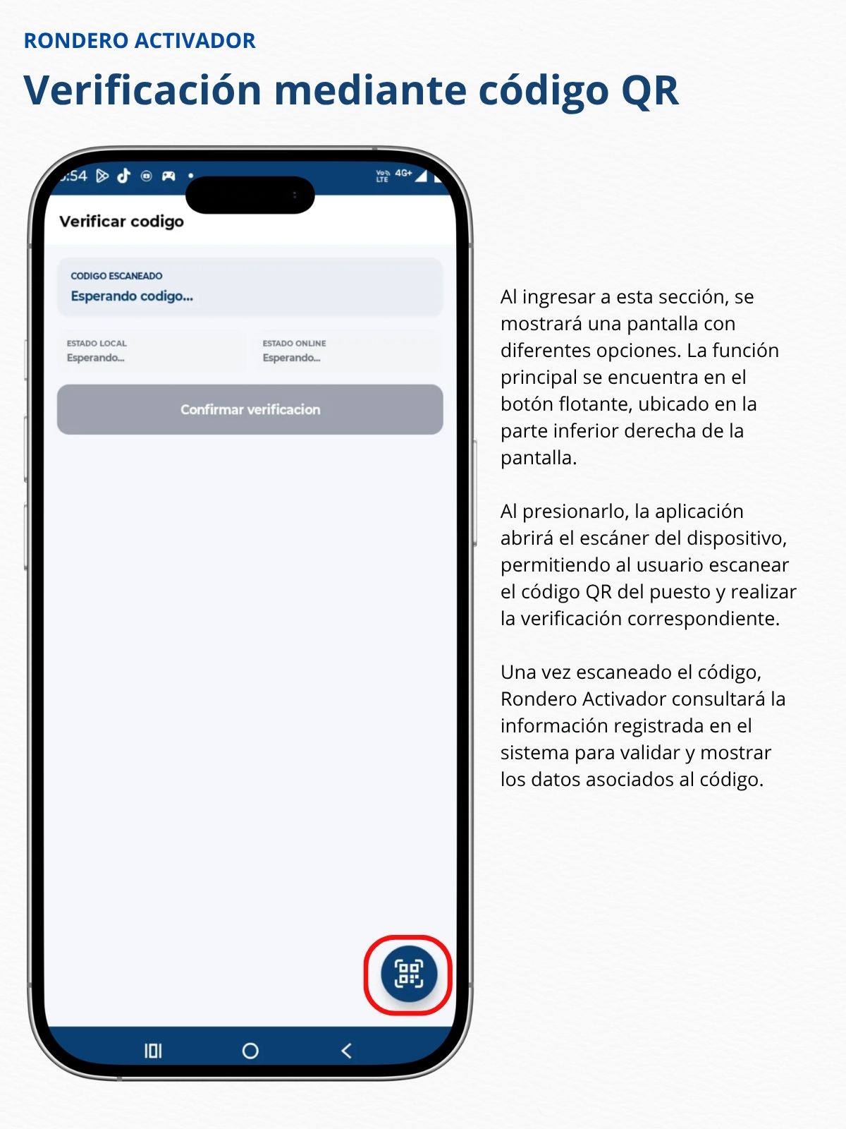 Verificación mediante código QR