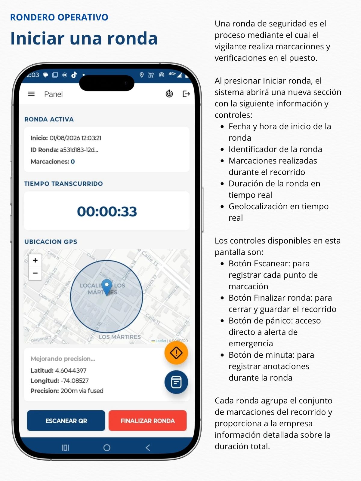 Iniciar una Ronda