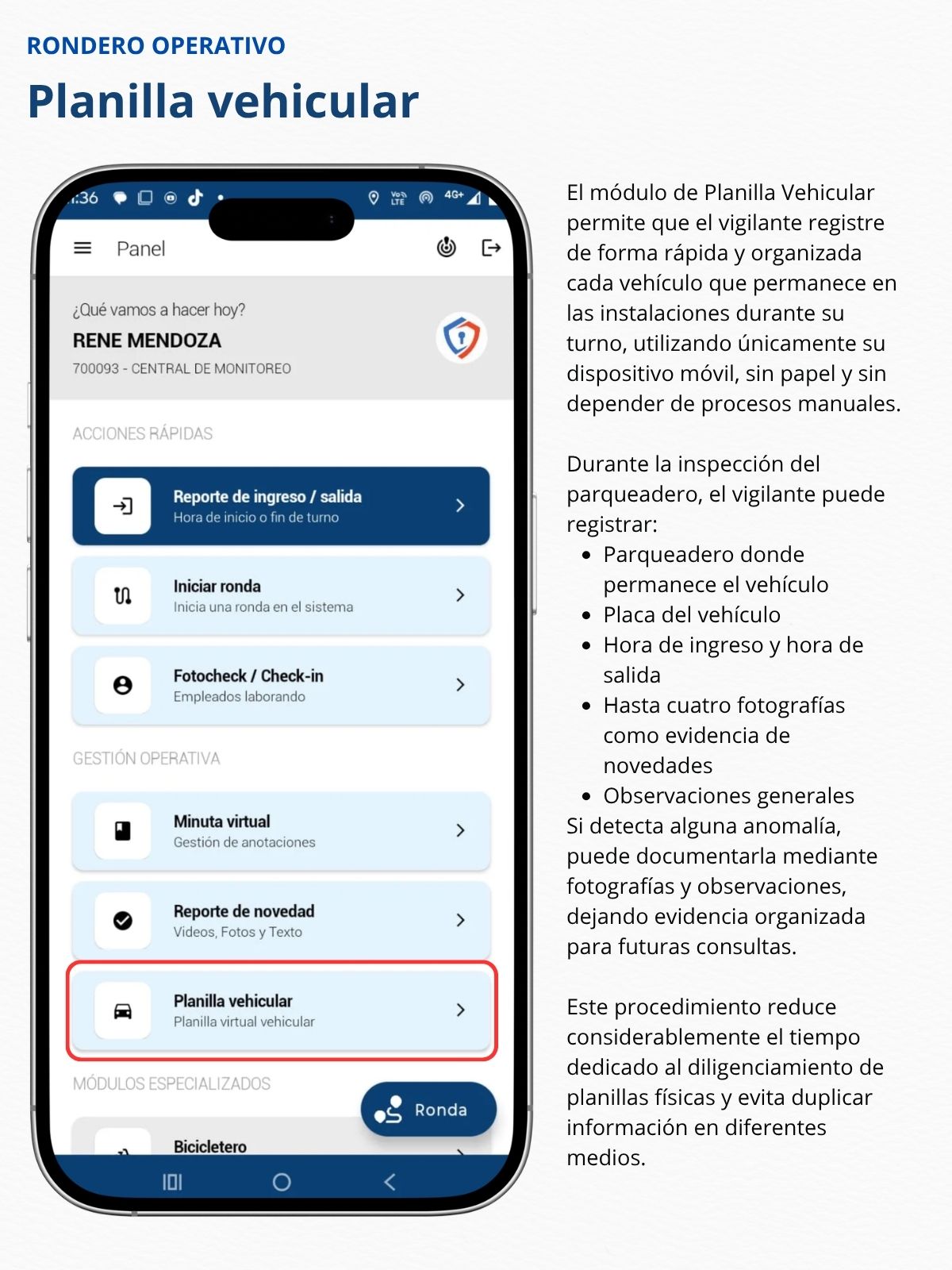 Planilla Vehicular