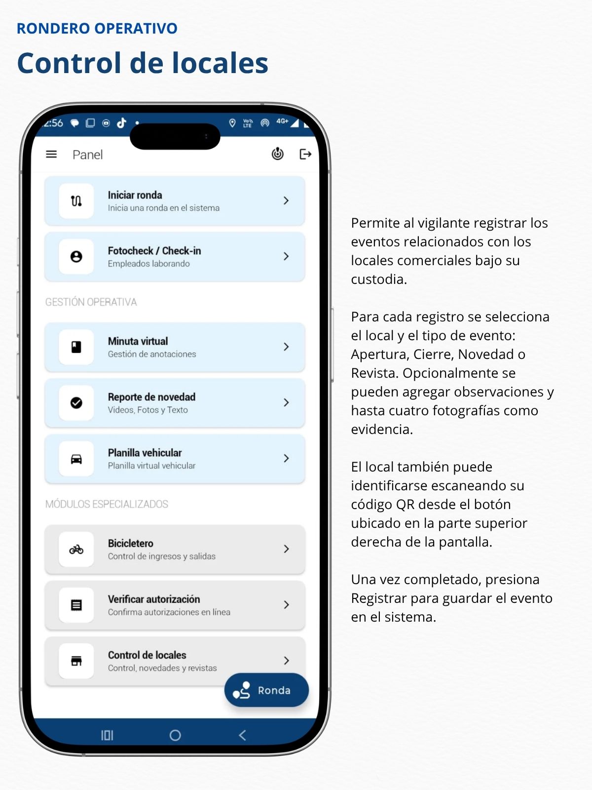 Control de Locales
