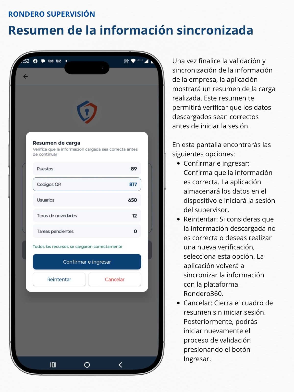 Validación e Inicialización