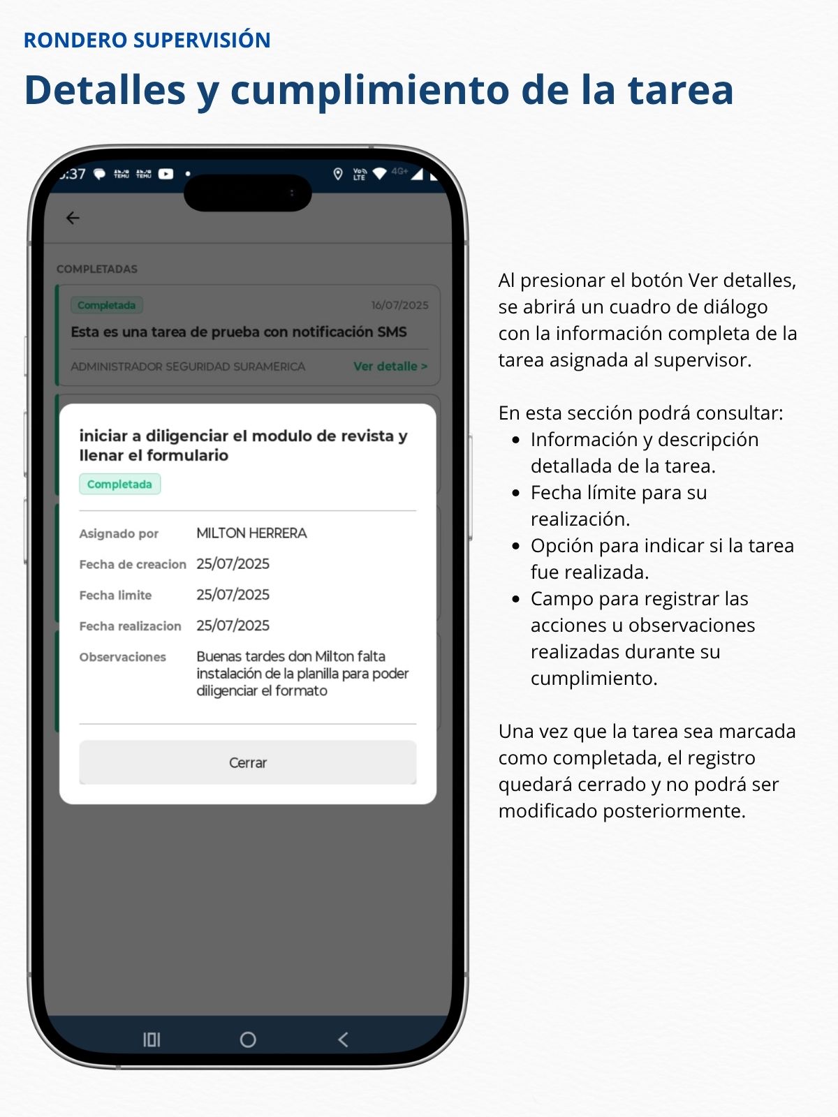Consulta de Tareas