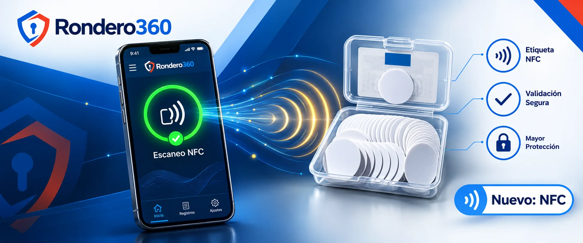 Integración de etiquetas NFC en Rondero360