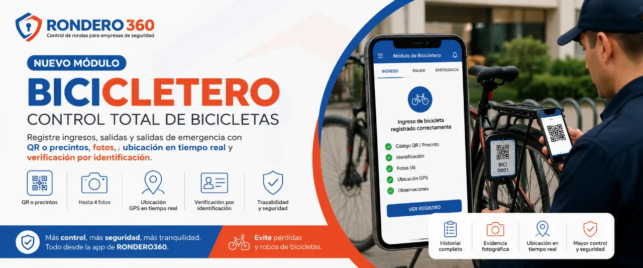 Módulo de Bicicletero: control total del ingreso y salida de bicicletas