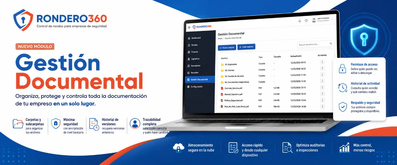 Gestión documental para empresas de seguridad: organiza, protege y controla toda tu documentación desde un solo lugar